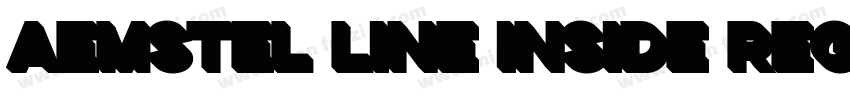 Aemstel Line Inside Regular字体转换